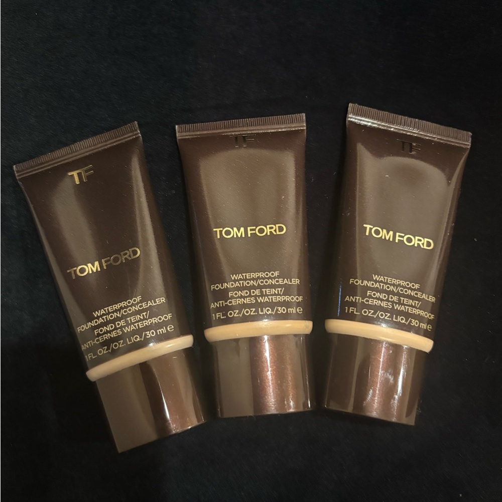 Tom Ford Brown Foundation Trio in Linen Kream and Sable